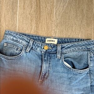 L'AGENCE Light Blue Denim Jeans